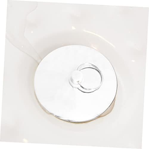HOMSFOU 3 Pack Bathtub Drain Plug with Large Cover Area