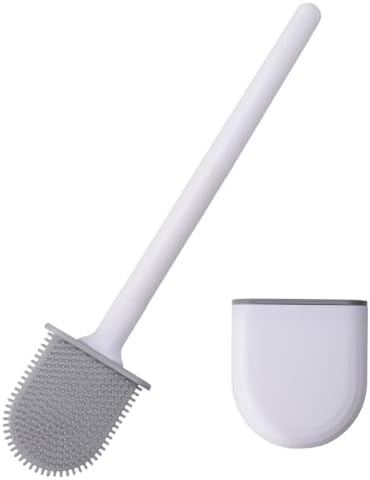 RV Toilet Bowl Brush with Anti-Roll and Anti-Drip Design