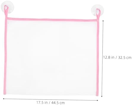 Beatifufu Shower Organizer Mesh Bag Pink 35x45cm