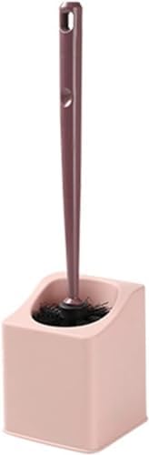 Toilet Brush with Bendable Head Easy to Clean Pink