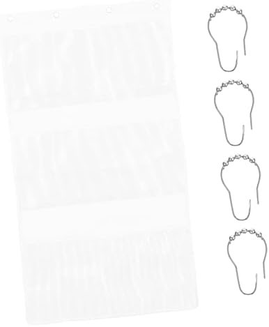 JECOMPRIS Shower Mesh Organizer with 6 Pockets