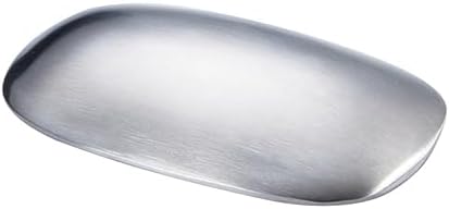 PRETYZOOM Stainless Steel Soap Bar with Holder for Kitchen Smell 1