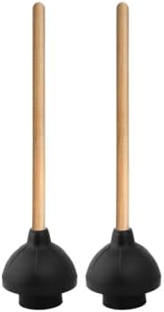 Superio Heavy Duty Plunger with Wooden Handle