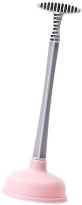 ZIZEV Toilet Plunger with Brush - Pink 1