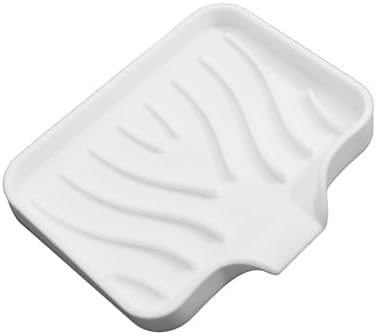 Durable Silicone Soap Dish with Self-Draining Design