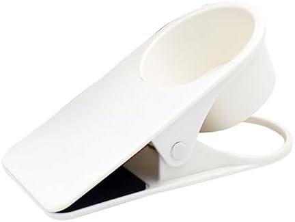 Desk Side Holder Clip - Strong ABS Cup Clamp for Bottles and Mugs