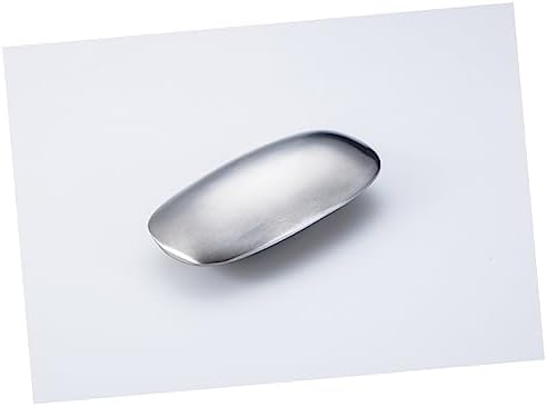 Amosfun Stainless Steel Odor Eliminating Soap Bar with Holder for Kitchen