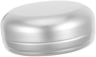 Ciieeo Round Aluminum Soap Dish with Leakproof Lid