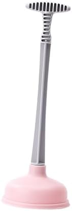 ZIZEV Toilet Plunger with Brush - Pink 1