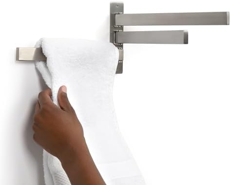 5-Piece Bathroom Accessory Set Brushed Silver
