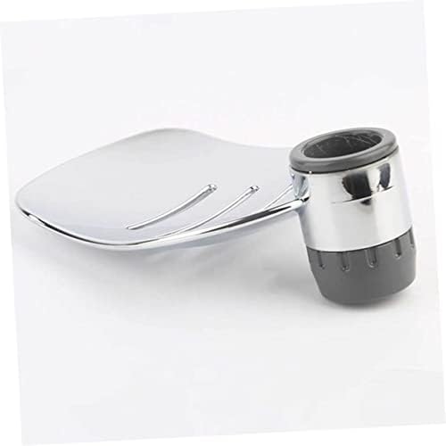 Ciieeo 2pcs Silver Soap Dish Practical Storage Rack 1