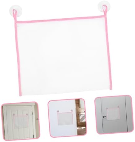 Beatifufu Shower Organizer Mesh Bag Pink 35x45cm