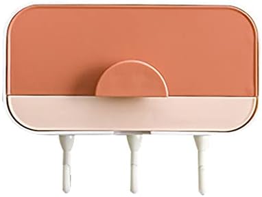 Removable Double Layer Soap Dish in Red for Bathroom and Kitchen