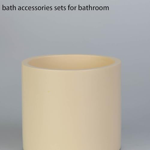 Bathovati Beige 5-Piece Bathroom Accessory Set