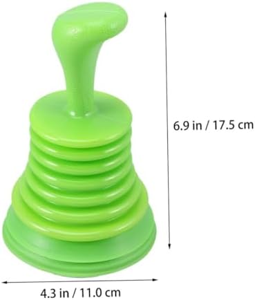 Yaoliucp Suction Cup Toilet Plunger Holder Green 1pc Drain Tool