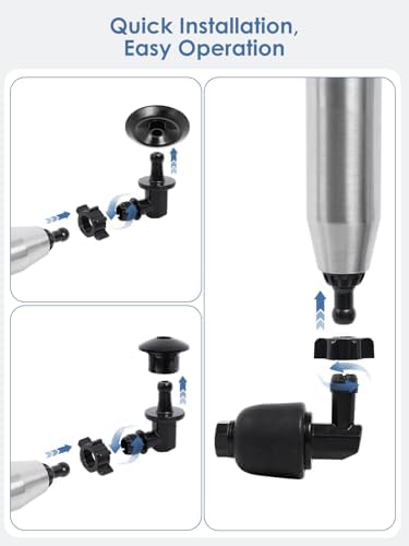 LotaTools Multi-Function Electric Toilet Plunger - Heavy Duty Adjustable Airflow