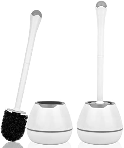 Alpsnow Toilet Bowl Brush and Holder 2 Pack 1