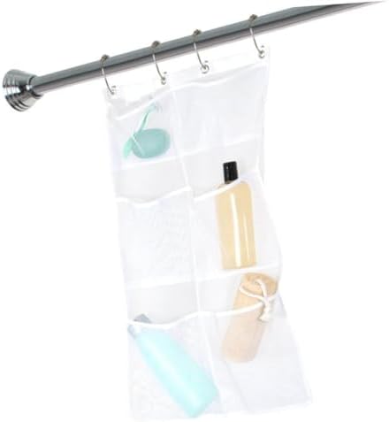 Levemolo Mesh Hanging Bag 6 Pocket Bathroom Organizer
