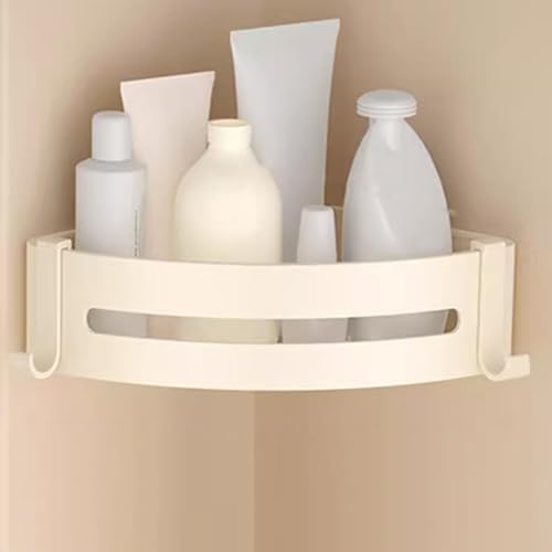 BAHELS Space Aluminum Bathroom Shelf 1 Layer Corner Shower Caddy