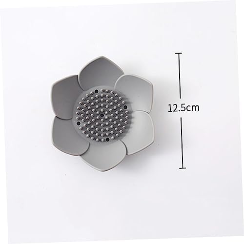 MAGICLULU Silicone Flower Soap Dish Drain Holder