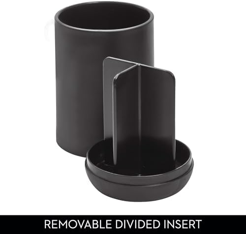 iDesign Cade Toothbrush Holder - Matte Black 3 Slots