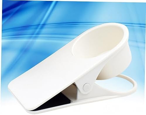 Luxshiny Saucer Clip for Desk and Bathroom Use