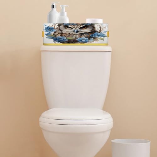 Snatocys Owl Toilet Paper Basket with Handles 1