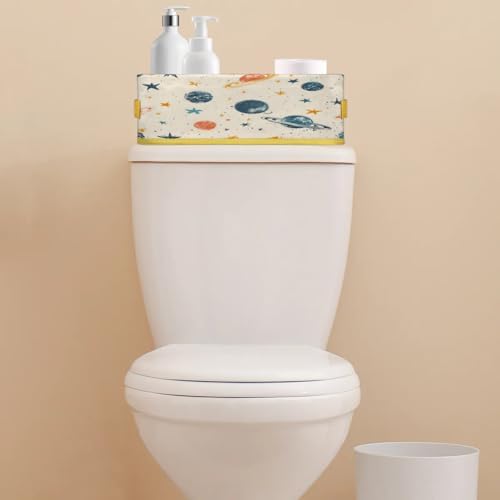 Solar System Space Toilet Paper Basket with Handles