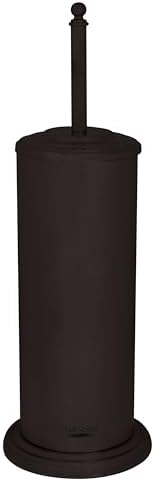 Bath Bliss Cylinder Free Standing Toilet Plunger Holder Bronze