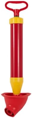 Heavy Duty Toilet Plunger with Gutter Clog Remover
