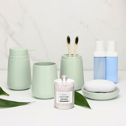 IMAVO Green Bathroom Set 5 Piece Modern