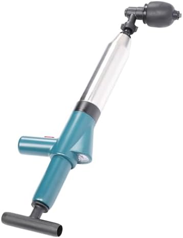 Air Pressure Toilet Plunger with Comfortable Grip and Adapter