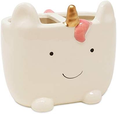 Isaac Jacobs Unicorn Cup Holder 2-Section Organizer