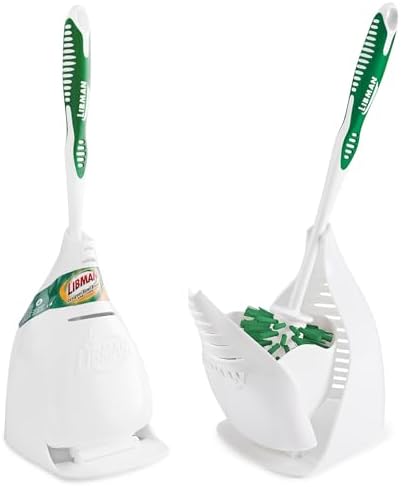 Libman Designer Bowl Brush and Caddy - 2 Pack - Toilet Brush and Holder Set