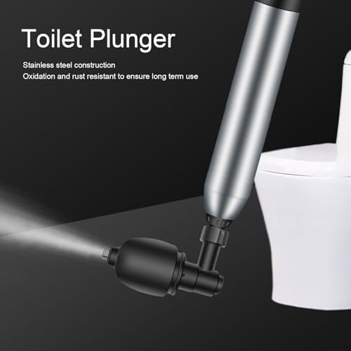 Mumusuki Toilet Plunger with Pressure Indicator