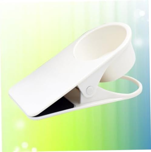Luxshiny Saucer Clip for Desk and Bathroom Use