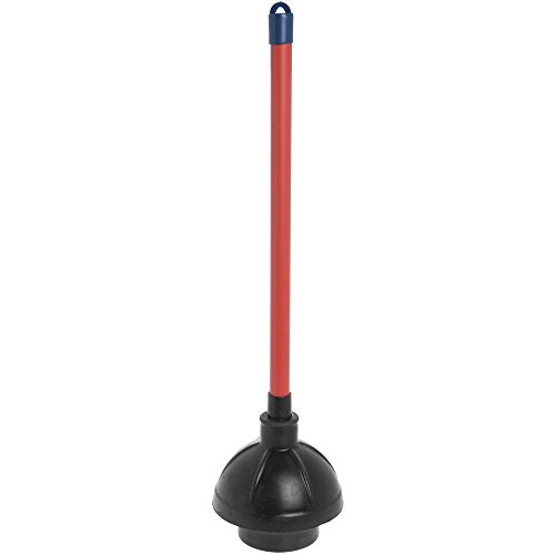 HUBERT Toilet Plunger with Fiberglass Handle - 22-12 L