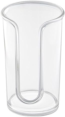 iDesign Clarity Cup Dispenser for Bathroom Countertop