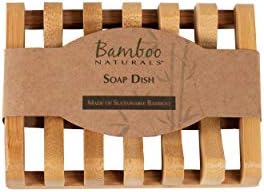 Bamboo Naturals Bar Soap Dish for Sink or Shower
