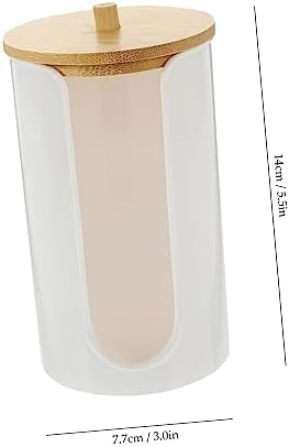 Zerodeko White Cup Holder Bathroom Dispenser