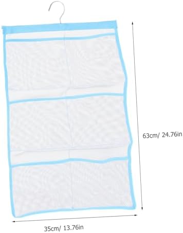 PRETYZOOM Shower Bag Organizer 6 Pockets Quick Dry Mesh