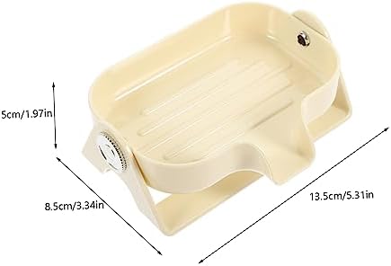 Amosfun Self-Draining Soap Dish Sponge Holder