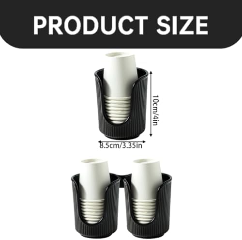 YIYIYD Bathroom Cup Dispenser with Vertical Stripes