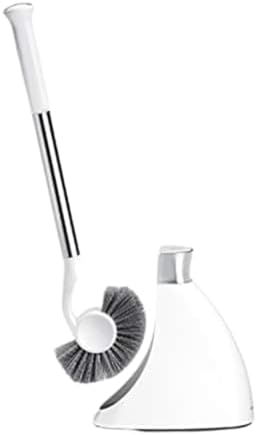 Simplehuman Toilet Brush with Caddy Stainless Steel White