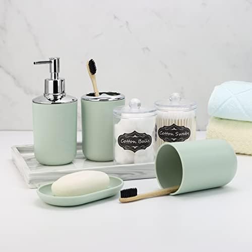 IMAVO 9-Piece Grey Bathroom Accessory Set