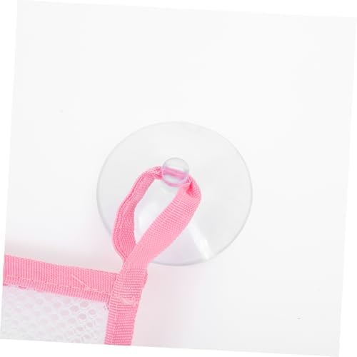 Beatifufu Shower Organizer Mesh Bag Pink 35x45cm