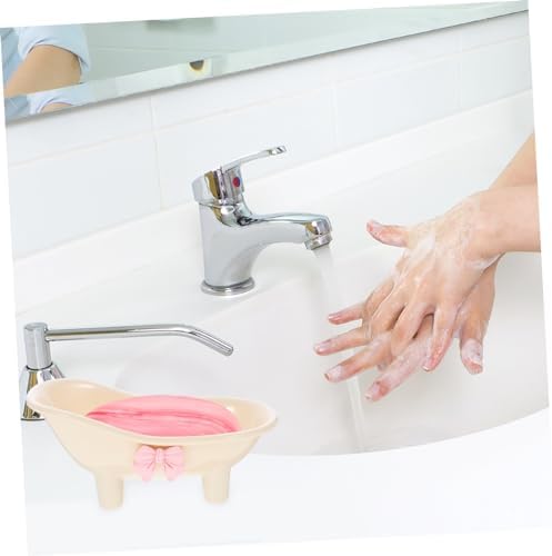 Ciieeo Self Draining Soap Holder Butterfly Design