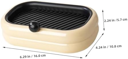 Ciieeo Wall Mounted Soap Dish Dual Drain Rack