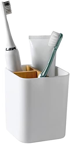 Heagoale 3 Slots Toothbrush and Toothpaste Holder