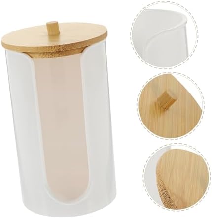 Zerodeko White Cup Holder Bathroom Dispenser